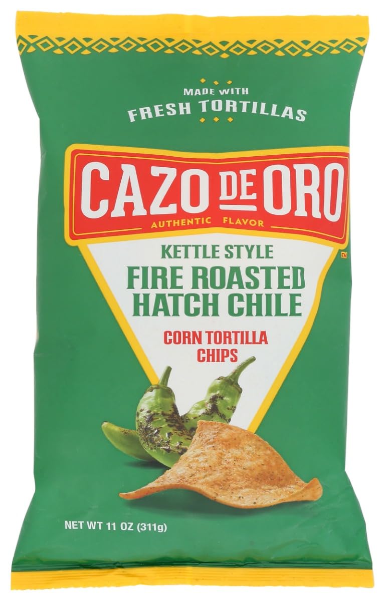 Amazon.com: Cazo De Oro KHLV00400404 11 oz Tortilla Hatch Chil Chips